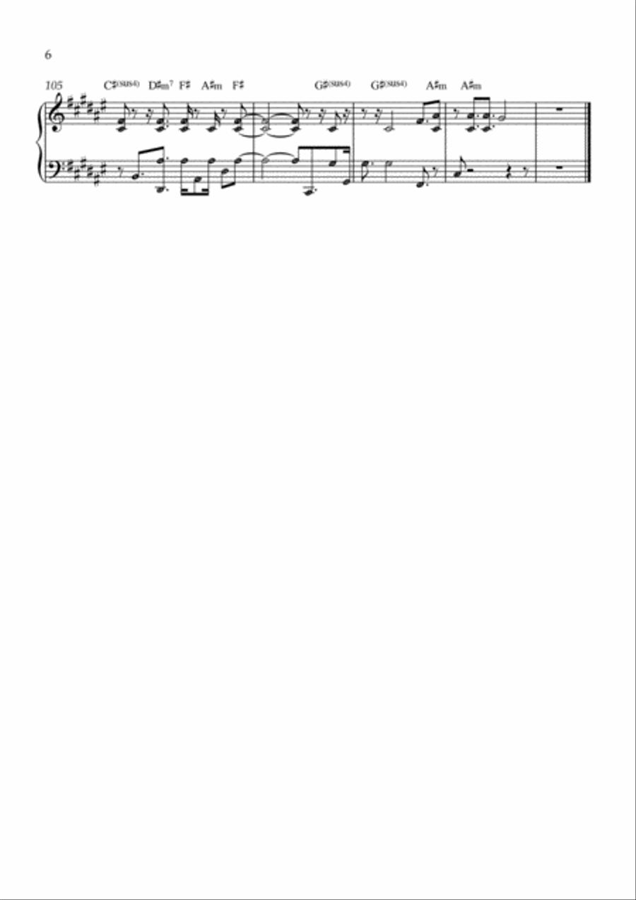 Forever Yhwh Easy Piano scores gallery preview page 6