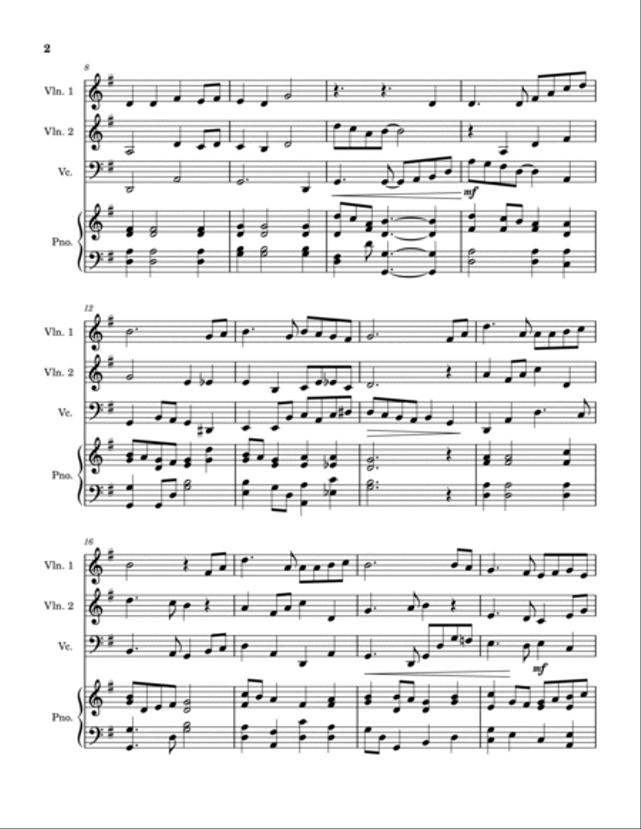 I Know That My Redeemer Lives - Instrumental Cello scores gallery preview page 2