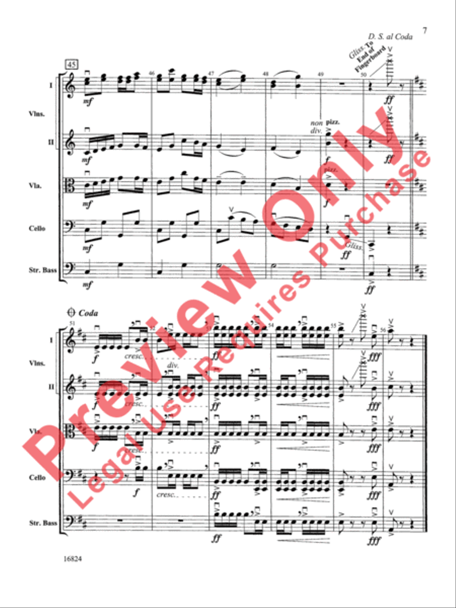 Geometric Dances Geometric Dances String Orchestra scores gallery preview page 8