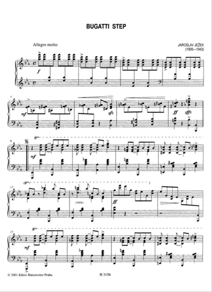 Bugatti Step Piano Solo scores gallery preview page 2