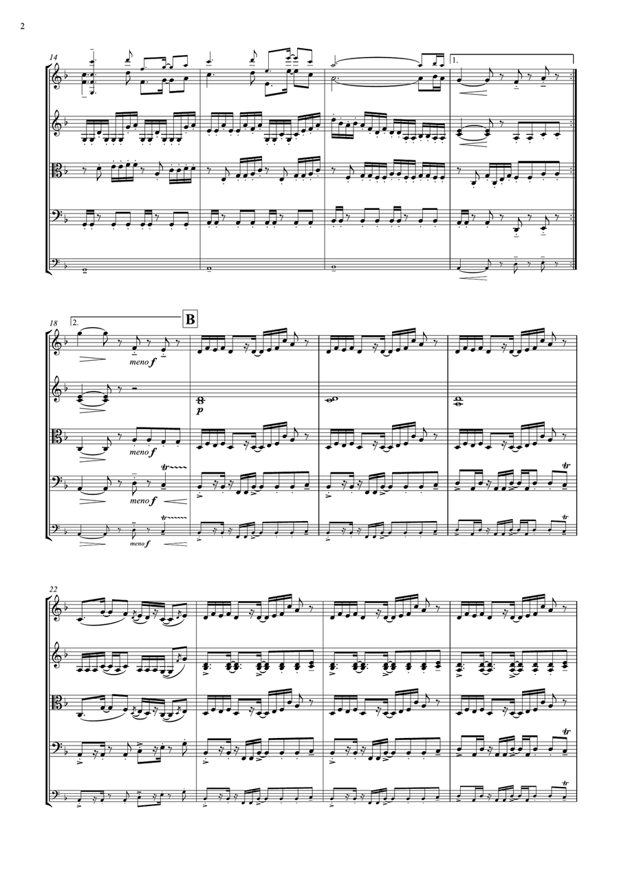 ASGORE (from Undertale) ASGORE (from Undertale) String Quartet scores gallery preview page 2