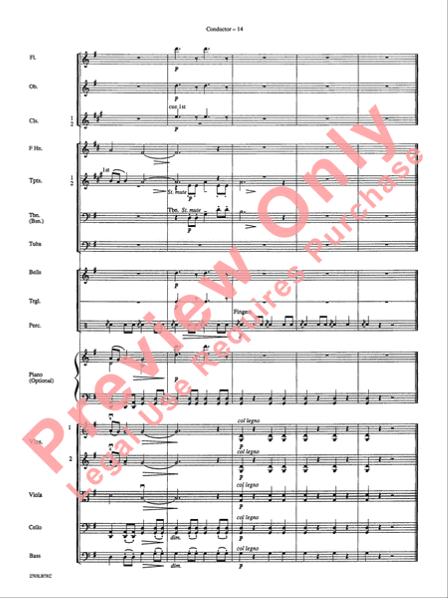 The Little Drummer Boy Full Orchestra scores gallery preview page 16