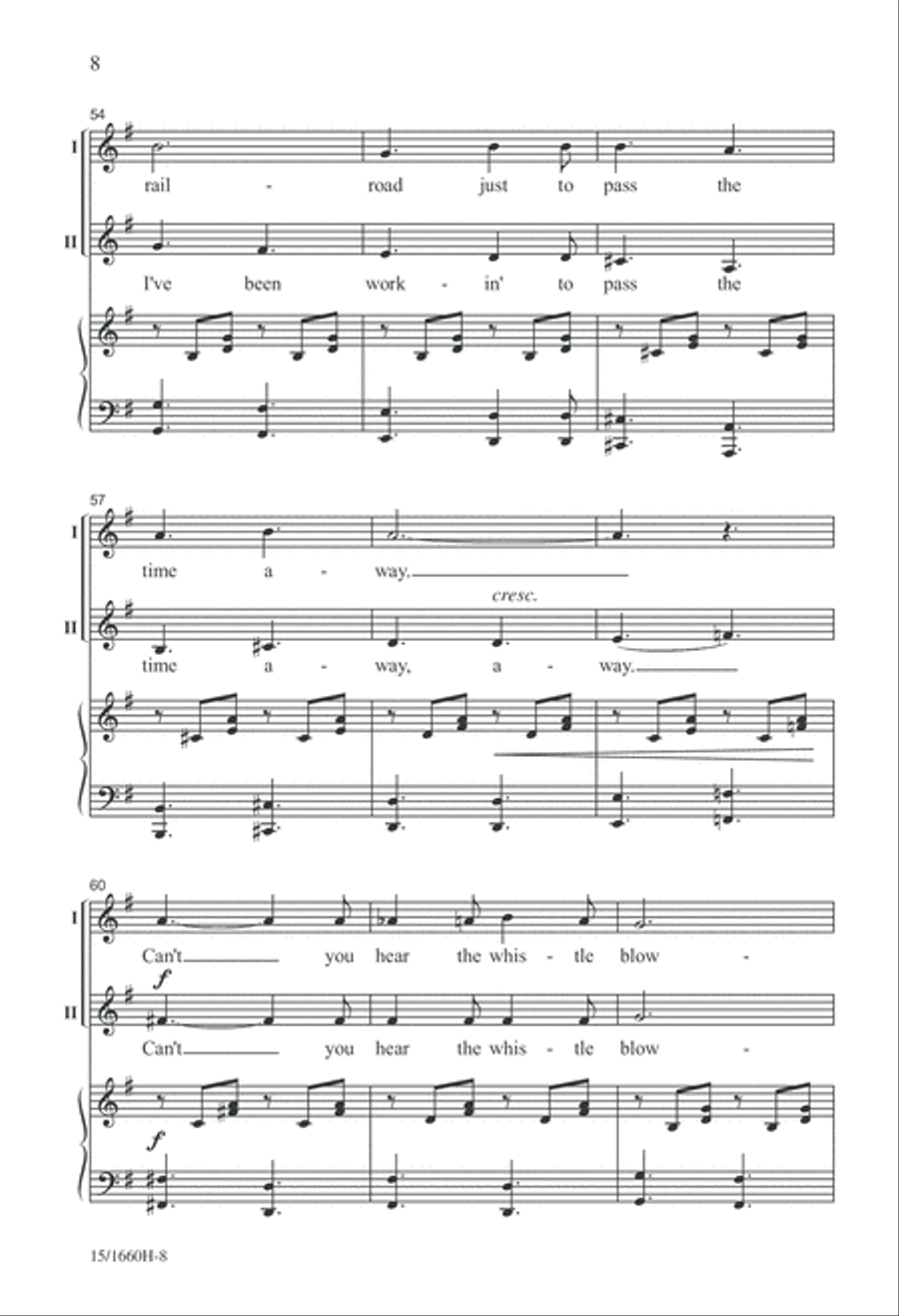 On the Railroad 2-Part scores gallery preview page 8