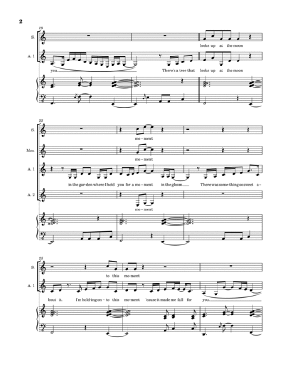 Never Gonna Be Alone SSAA scores gallery preview page 3