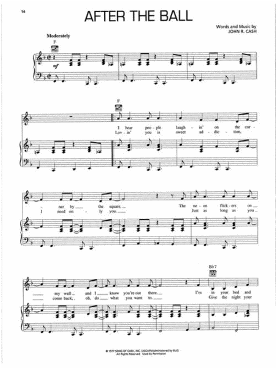 The Essential Johnny Cash Piano, Vocal, Guitar scores gallery preview page 9