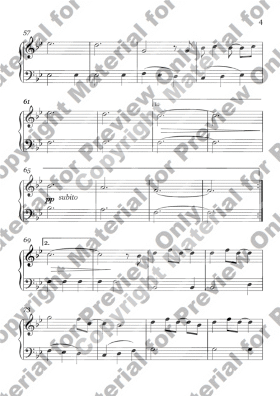A Thousand Years Easy Piano scores gallery preview page 2