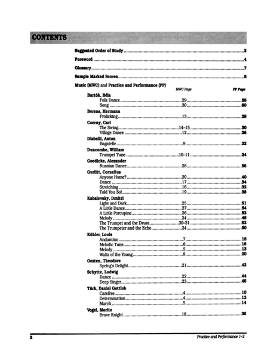 Masterwork Practice & Performance, Level 1-2 Easy Piano scores gallery preview page 2