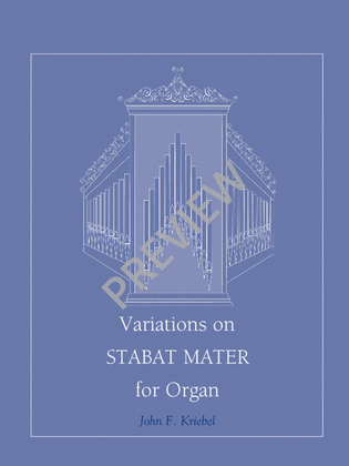 Book cover for Variations on STABAT MATER