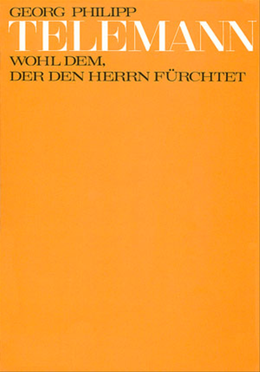 O blest is he who revers the Lord (Wohl dem, der den Herrn furchtet) Mezzo-Soprano Voice scores gallery preview page 1