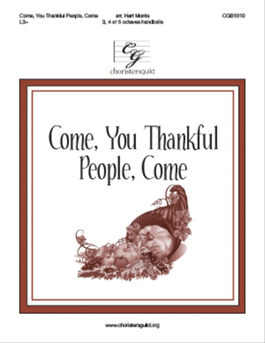 Come, You Thankful People, Come Handbell Choir scores gallery preview page 1
