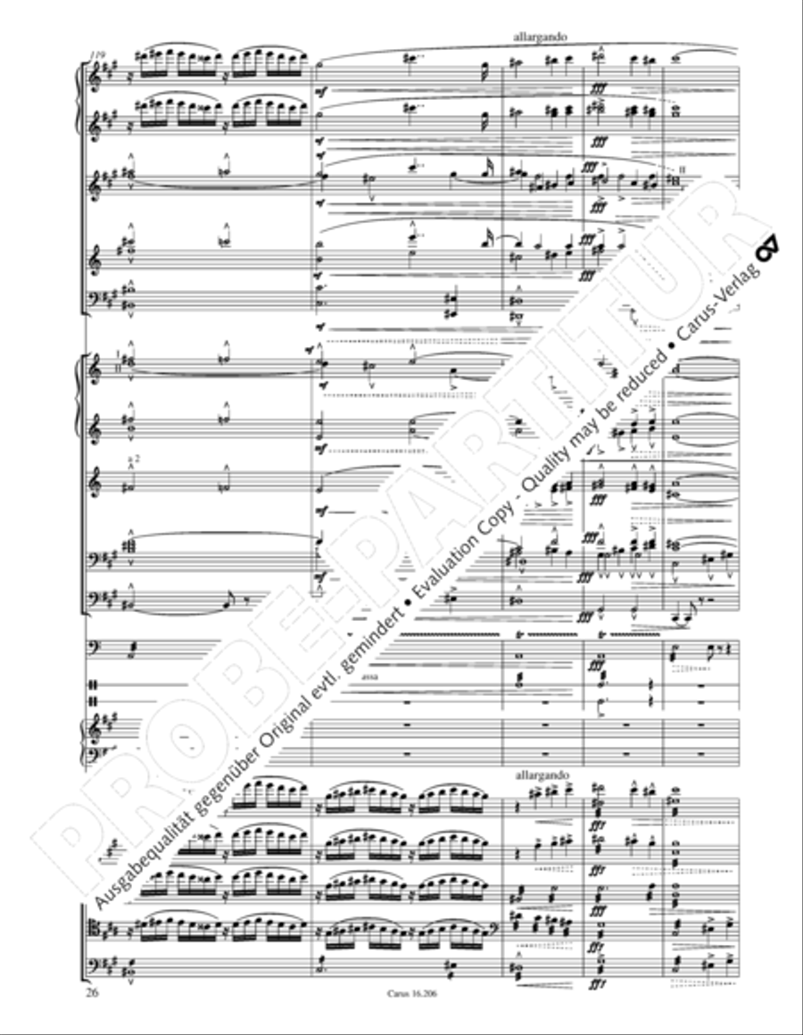 Preludio sinfonico Orchestra scores gallery preview page 27