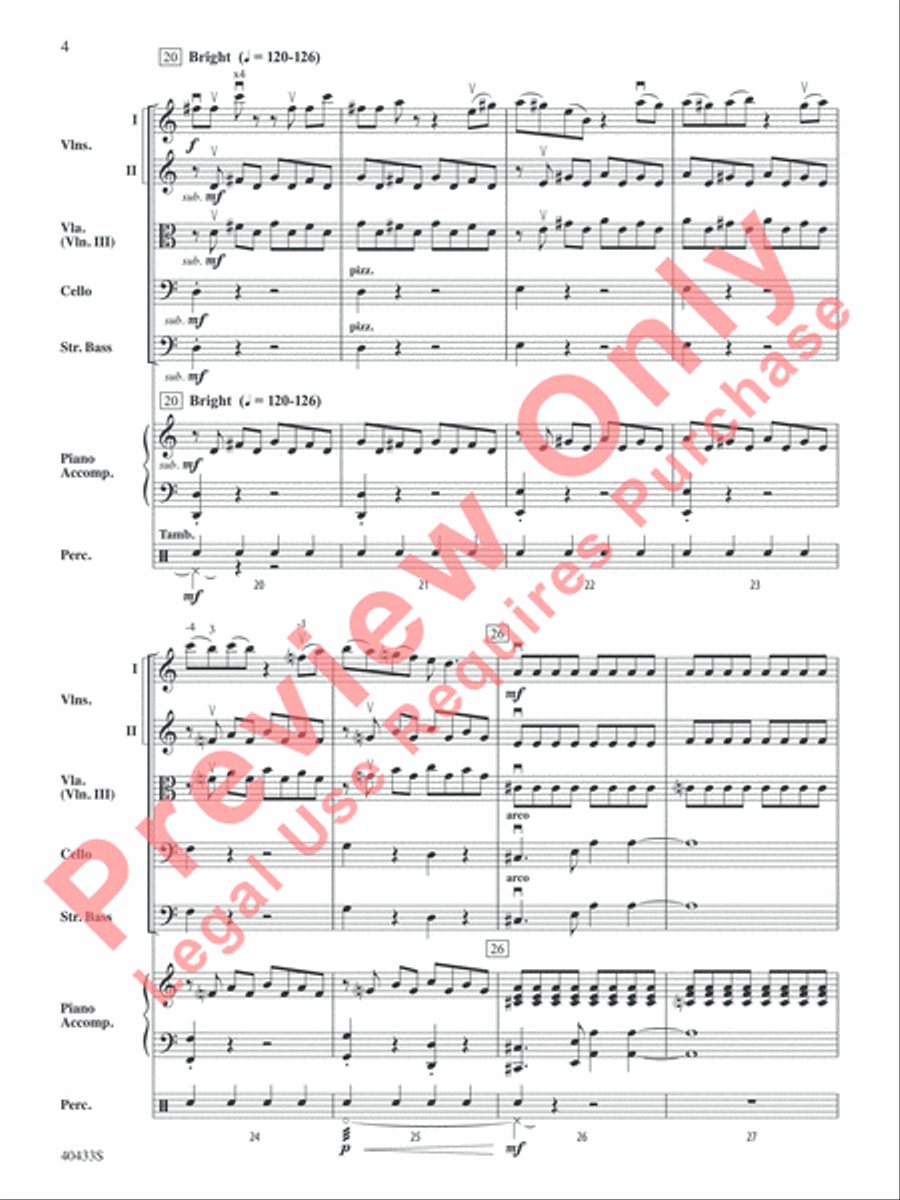 The Hobbit: An Unexpected Journey, Selections from String Orchestra scores gallery preview page 5