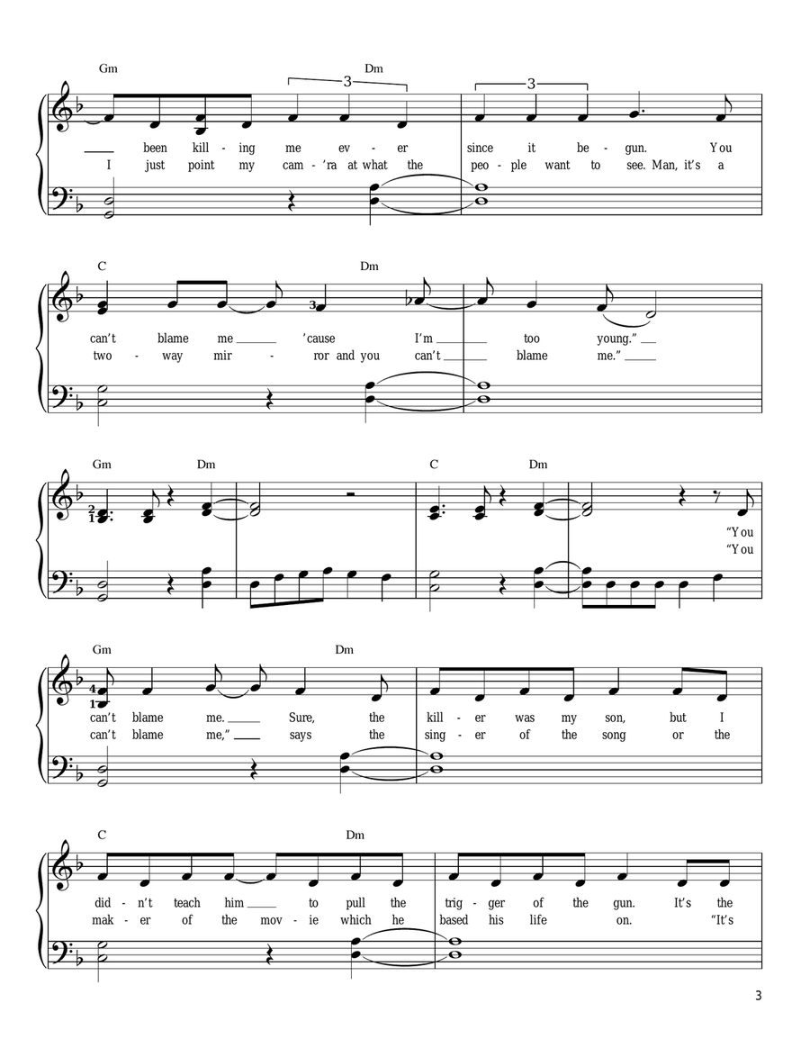 Cookie Jar Cookie Jar Easy Piano scores gallery preview page 3