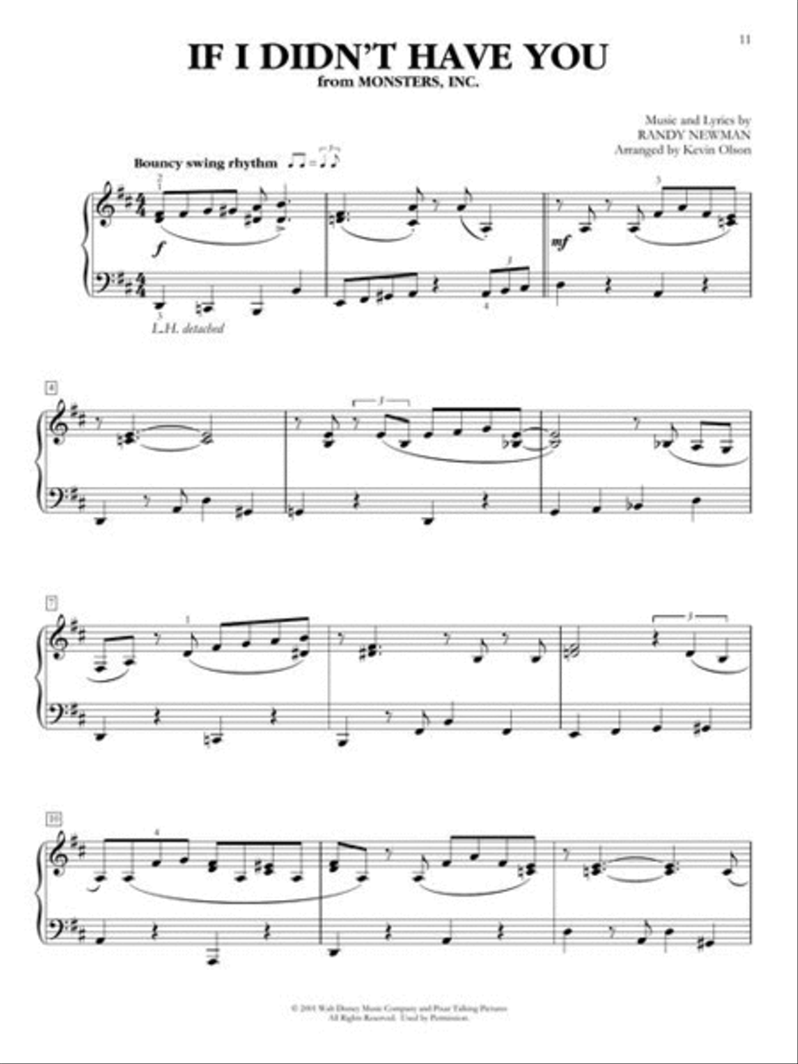 Pixar for Piano Piano Solo scores gallery preview page 7