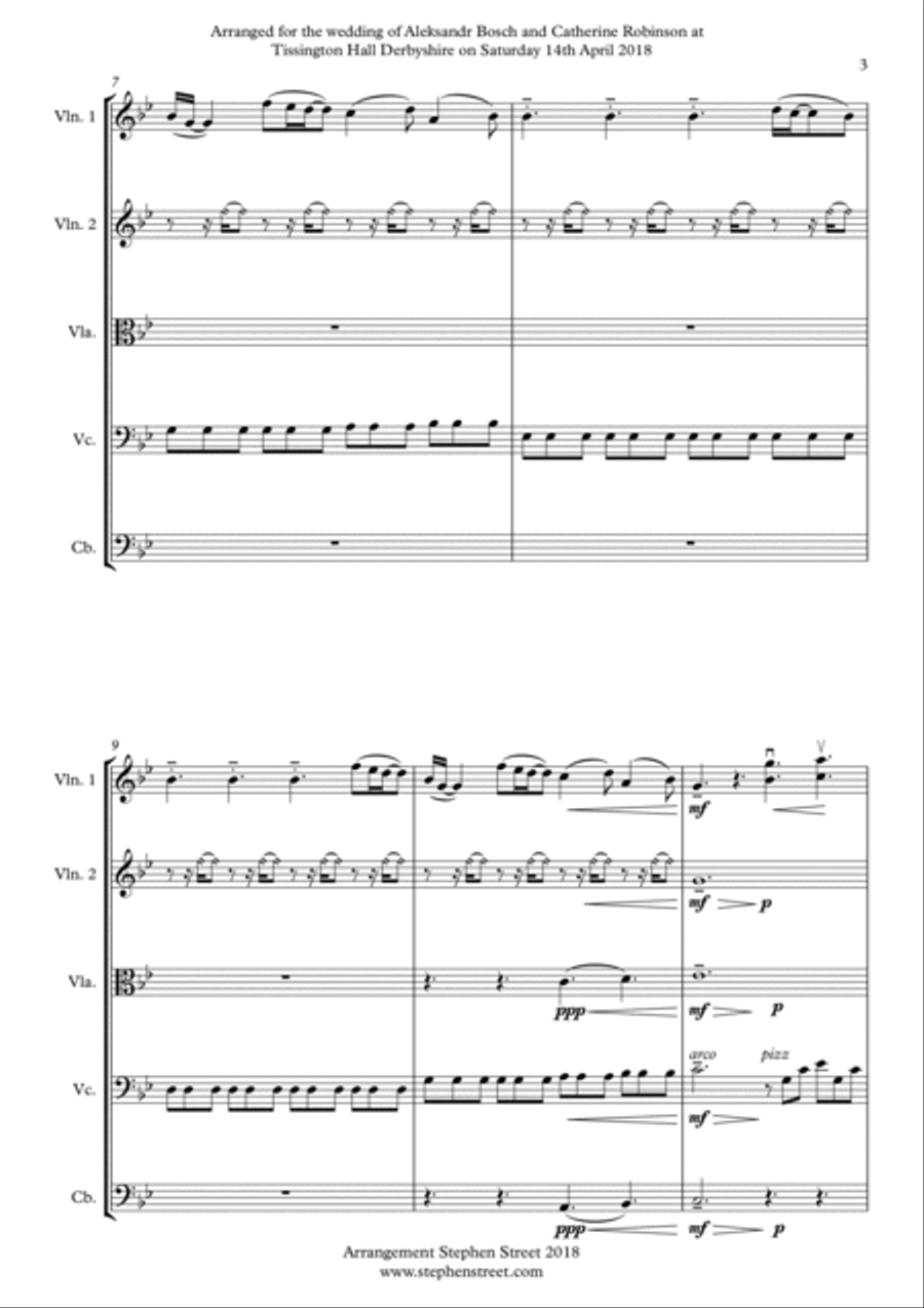 A Thousand Years String Quintet scores gallery preview page 3