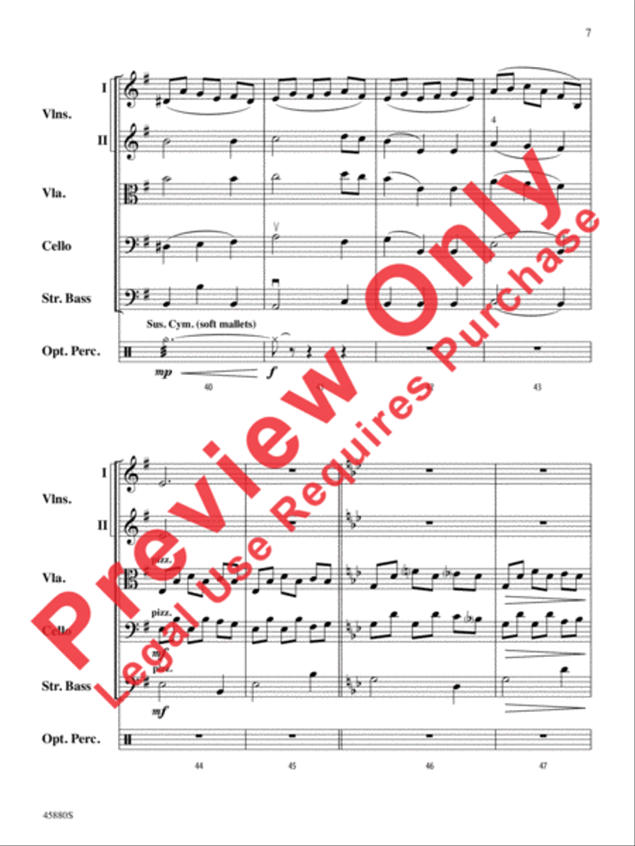 My Candles String Orchestra scores gallery preview page 7