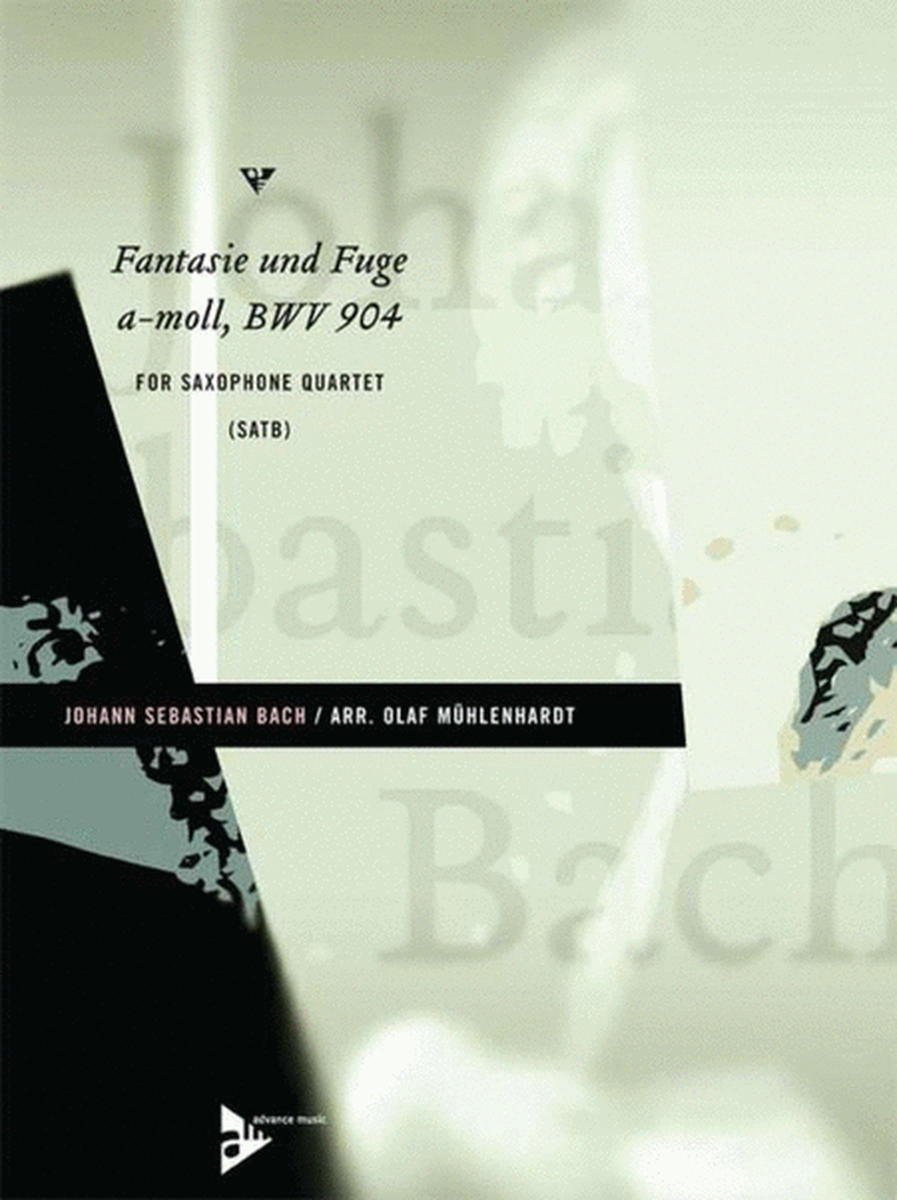 Fantasy And Fugue Bwv 904 Satb Sax Quartet Sc/Pts