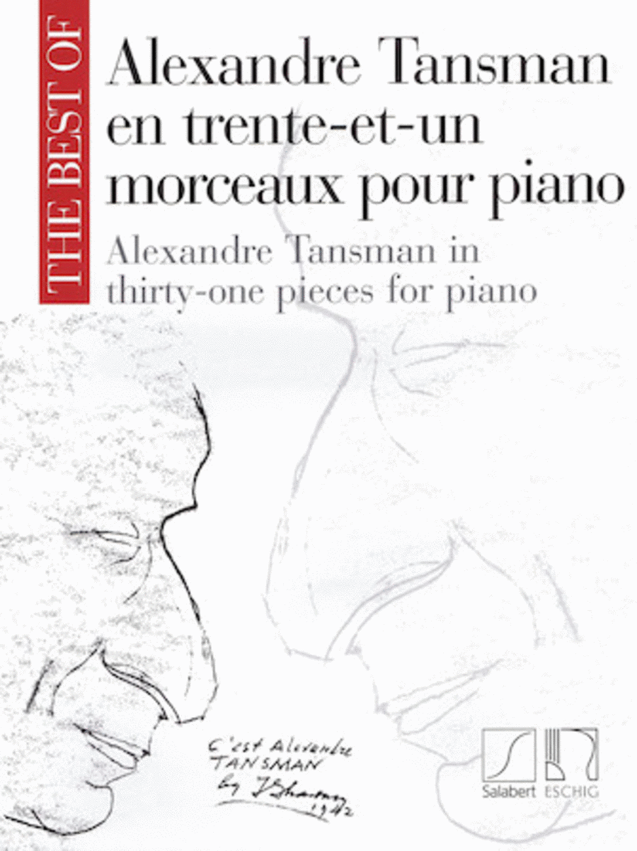 The Best of Alexandre Tansman Piano Solo scores gallery preview page 1