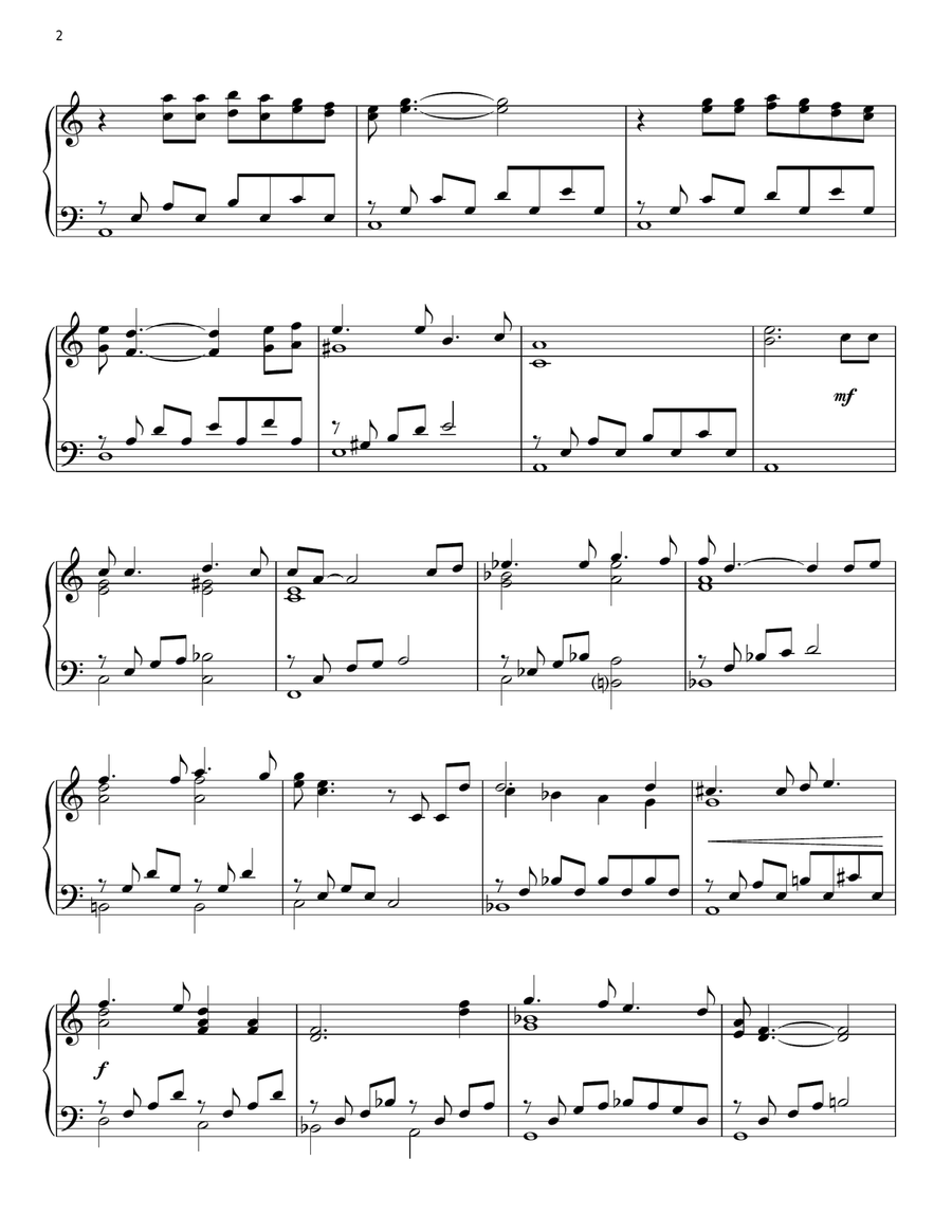Empty Chairs At Empty Tables Piano Solo scores gallery preview page 2