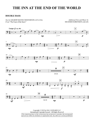 Book cover for The Inn at the End of the World (arr. Heather Sorenson) - Double Bass