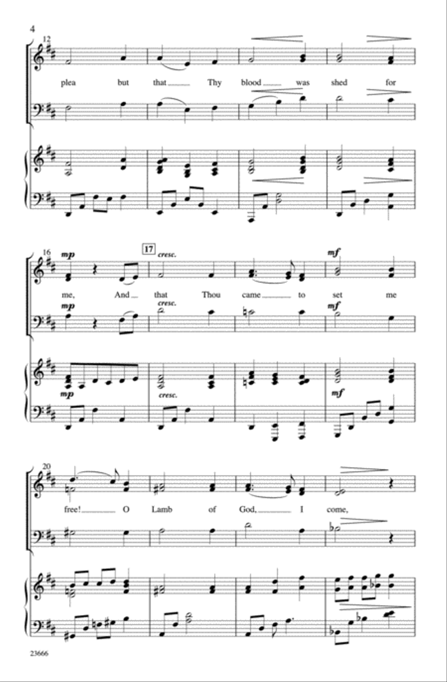 Love Unknown 3-Part scores gallery preview page 3