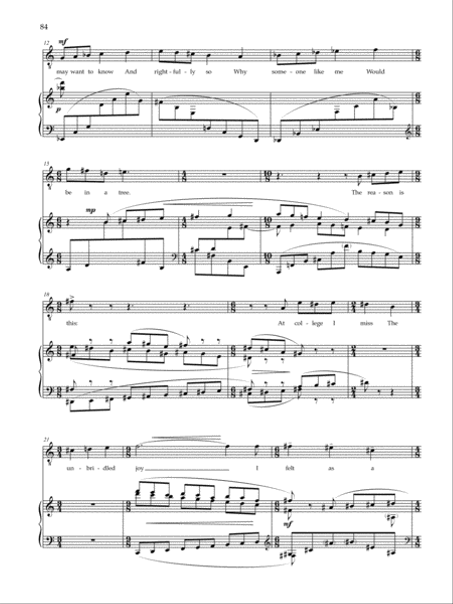 Up Here... Up Here... Voice scores gallery preview page 2