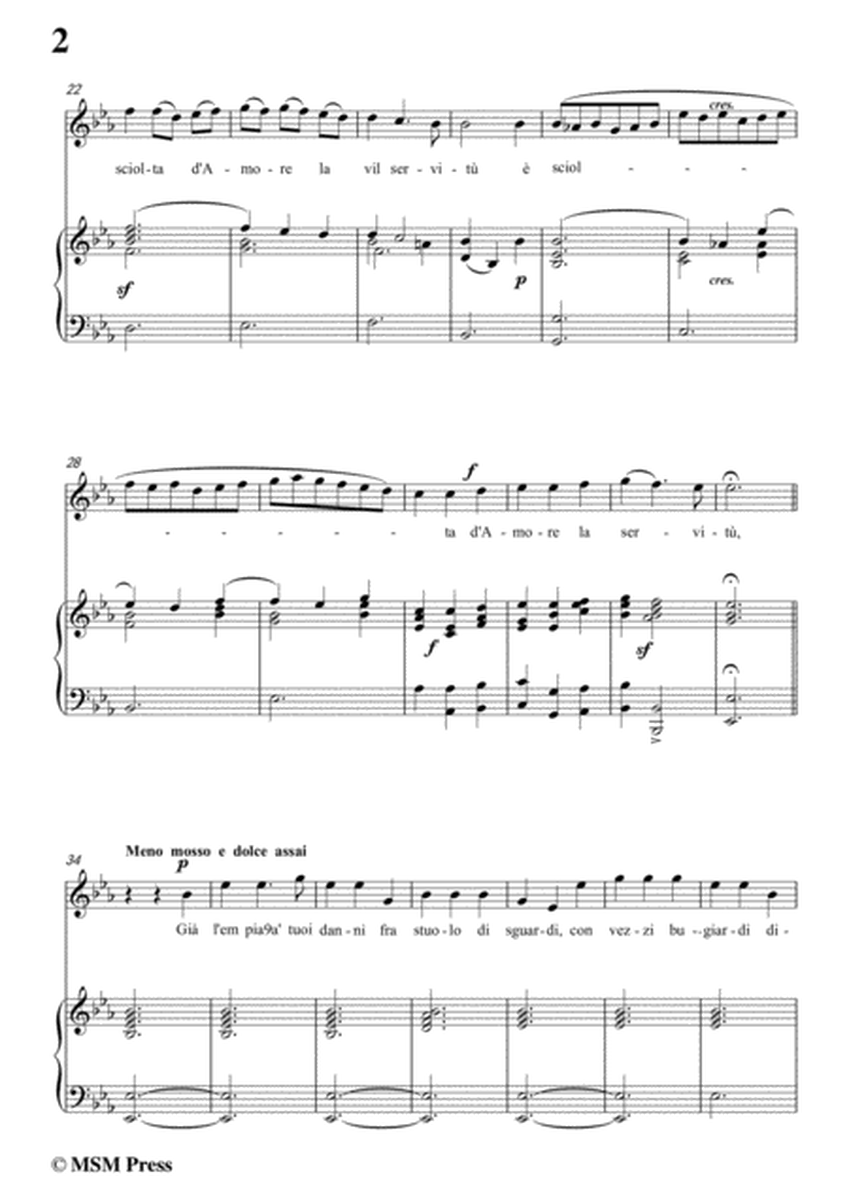 Carissimi-Vittoria, mio core in E flat Major, for Voice and Piano image number null