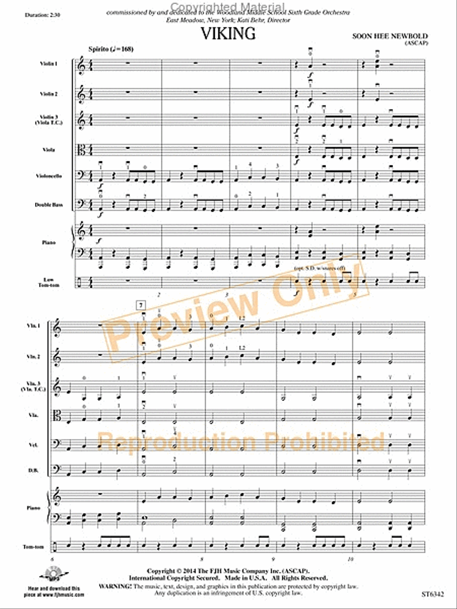 Viking String Orchestra scores gallery preview page 16