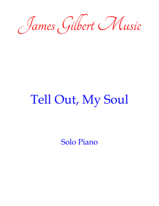 Book cover for Tell Out, My Soul