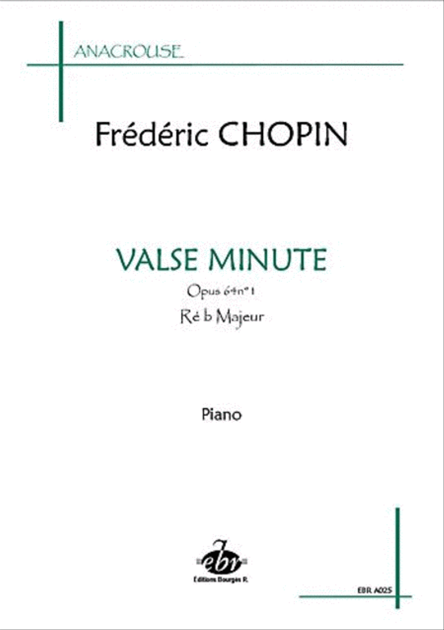 Valse Minute Opus 64 n°1 (Collection Anacrouse) Piano Solo scores gallery preview page 1