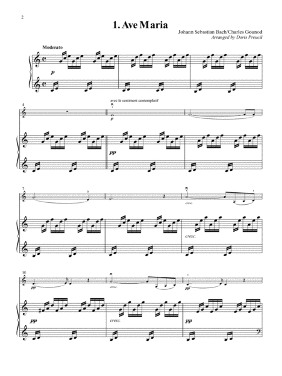 Meditative Moments Violin Solo scores gallery preview page 3