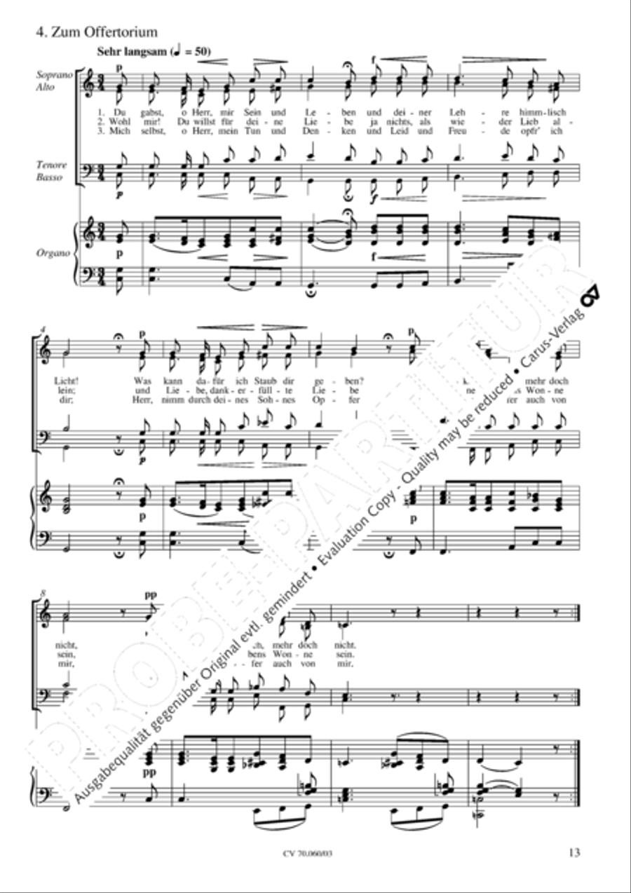 Deutsche Messe 4-Part scores gallery preview page 14