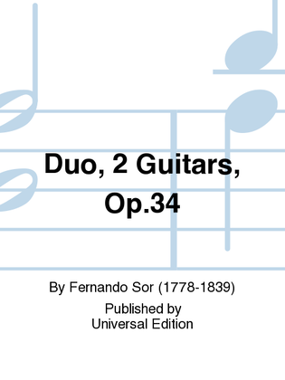 Duo, 2 Gtrs, Op. 34