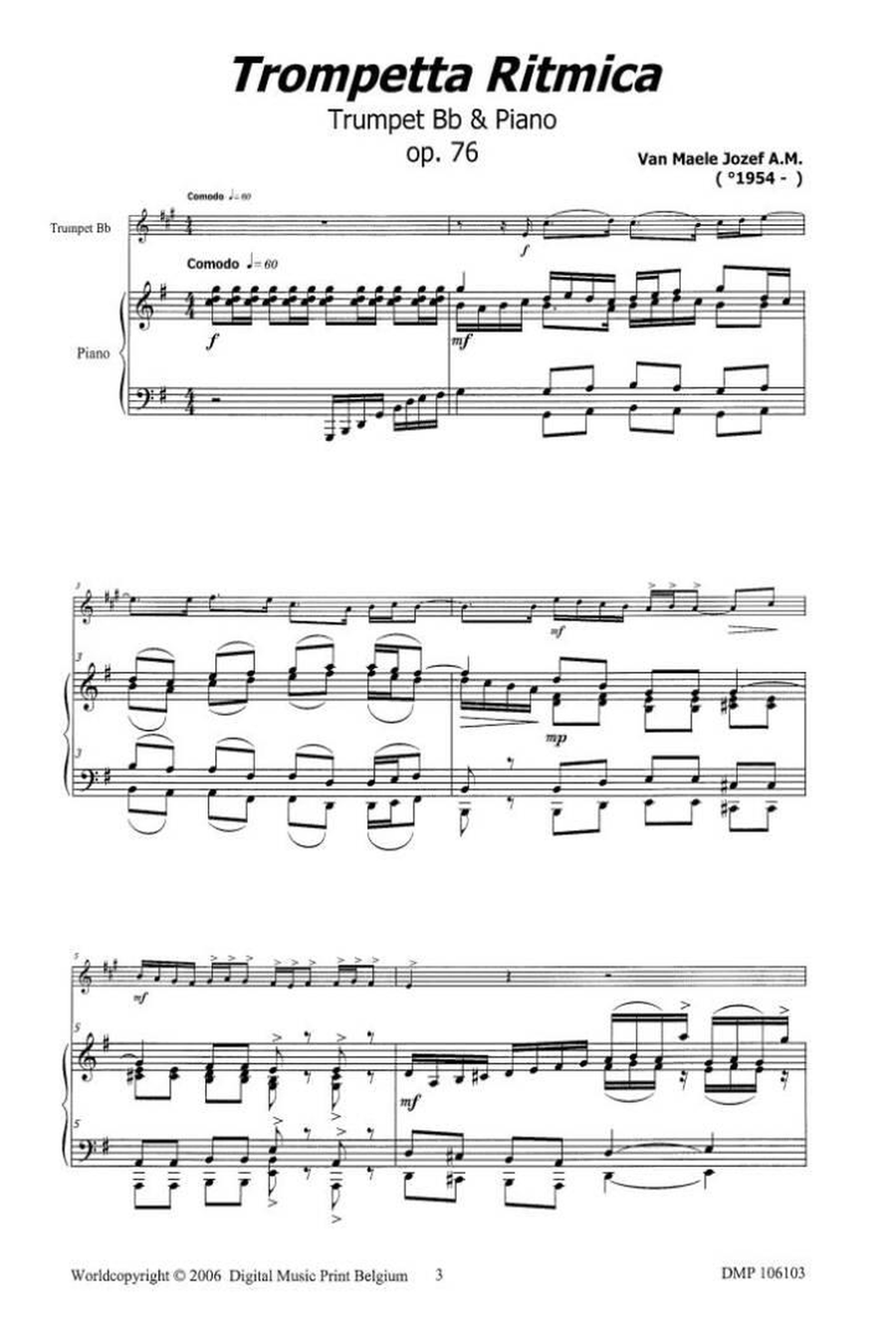 Trompetta Ritmica Trompetta Ritmica Trumpet Solo scores gallery preview page 2