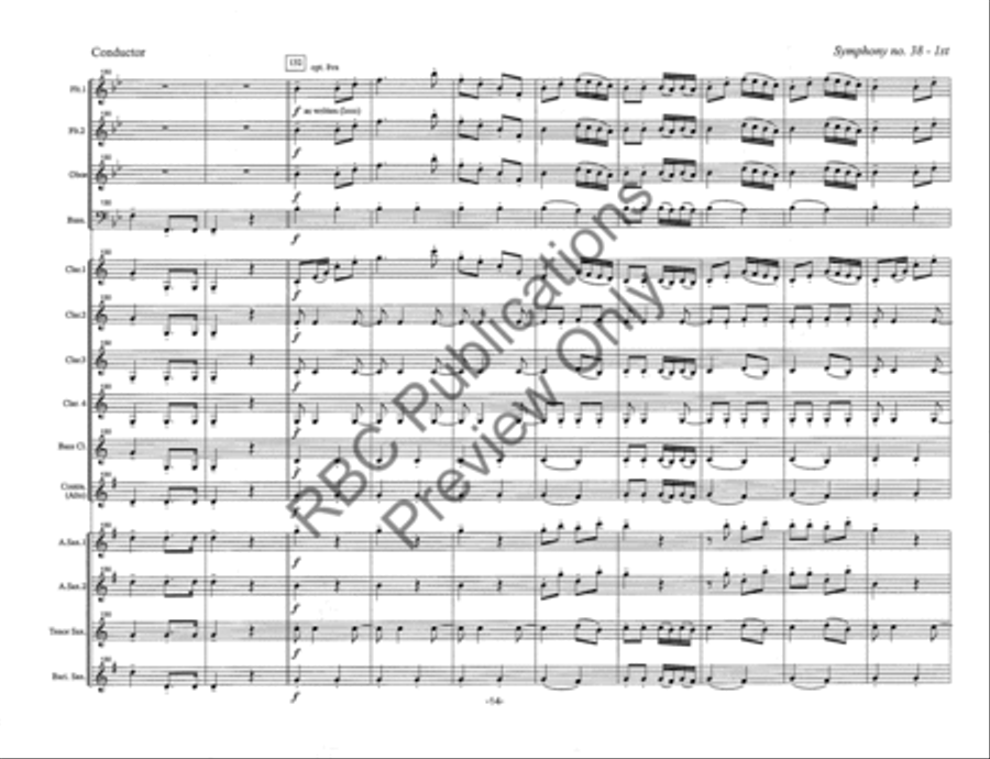 Symphony #38 Mvt 1 (Score) Score scores gallery preview page 17