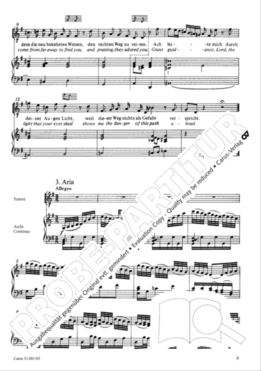Jesus sleeps, is hope now fading (Jesus schlaft, was soll ich hoffen) ATB scores gallery preview page 10