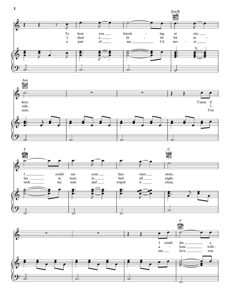 All I Want Acoustic Guitar scores gallery preview page 2