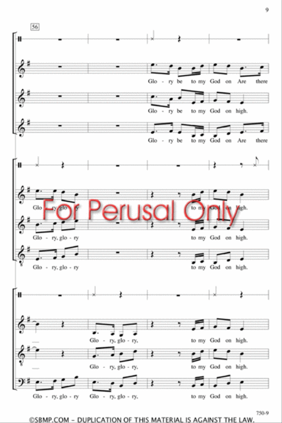Weeping Mary - SATB Octavo 4-Part scores gallery preview page 8