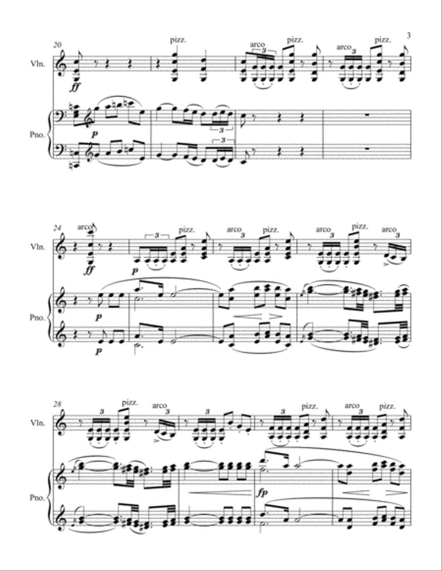 Bolero Violin Solo scores gallery preview page 3