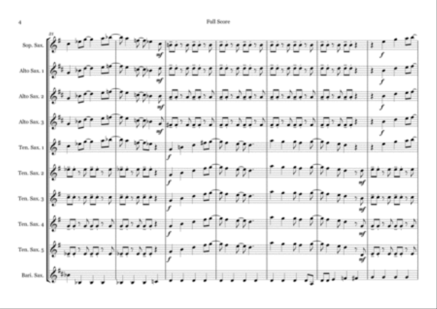 All I Want For Christmas Is You Woodwind Ensemble scores gallery preview page 6