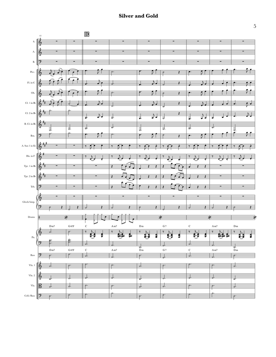 Silver And Gold Chamber Music scores gallery preview page 5