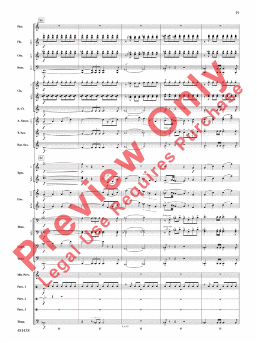 The River Seneca The River Seneca Concert Band scores gallery preview page 20