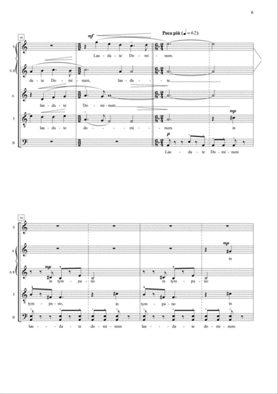 In Laude 4-Part scores gallery preview page 6