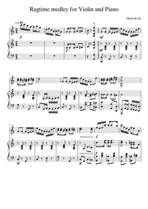 Ragtime medley for Violin and Piano