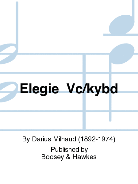 Elegie  Vc/kybd