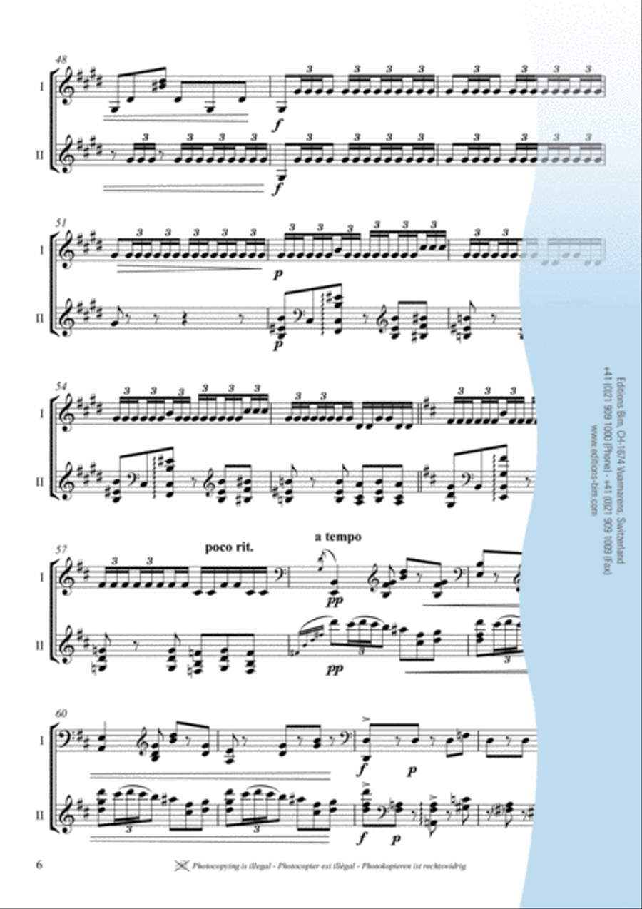 Alborada del gracioso Marimba scores gallery preview page 5