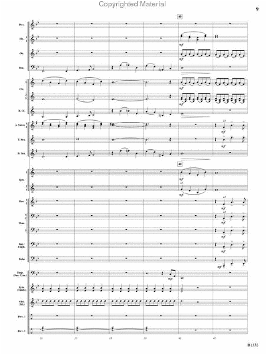 Thunderscape Concert Band scores gallery preview page 10