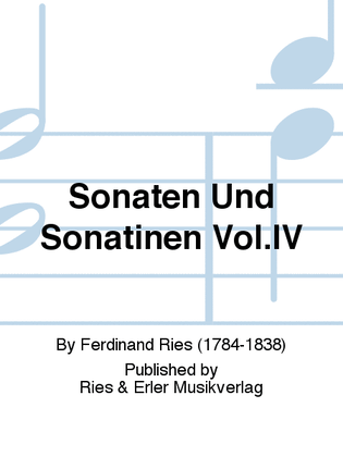 Sonaten Und Sonatinen Vol.Iv