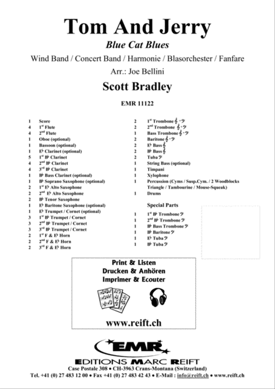 Tom And Jerry Concert Band scores gallery preview page 2