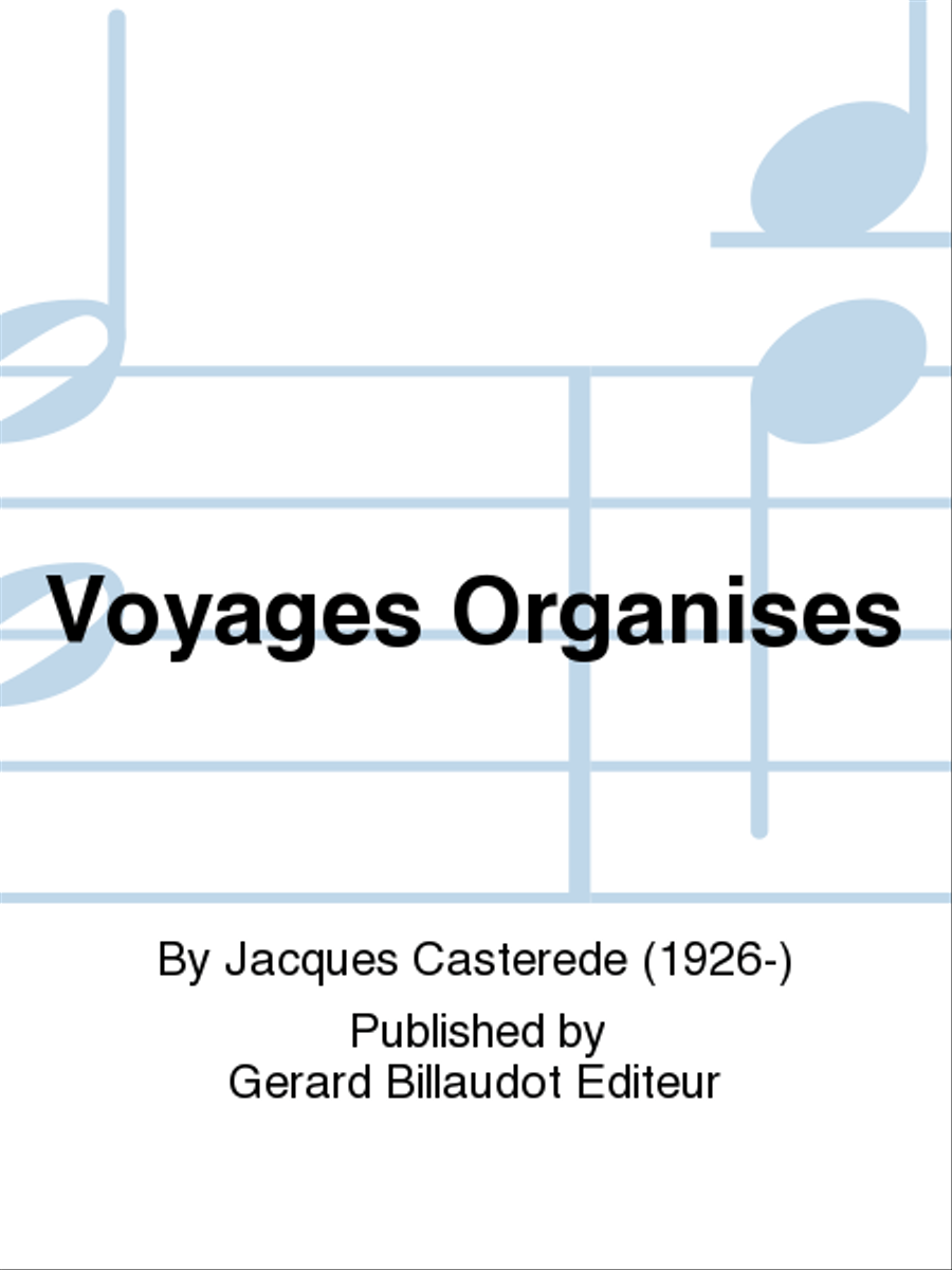 Voyages Organises B-Flat Clarinet scores gallery preview page 1